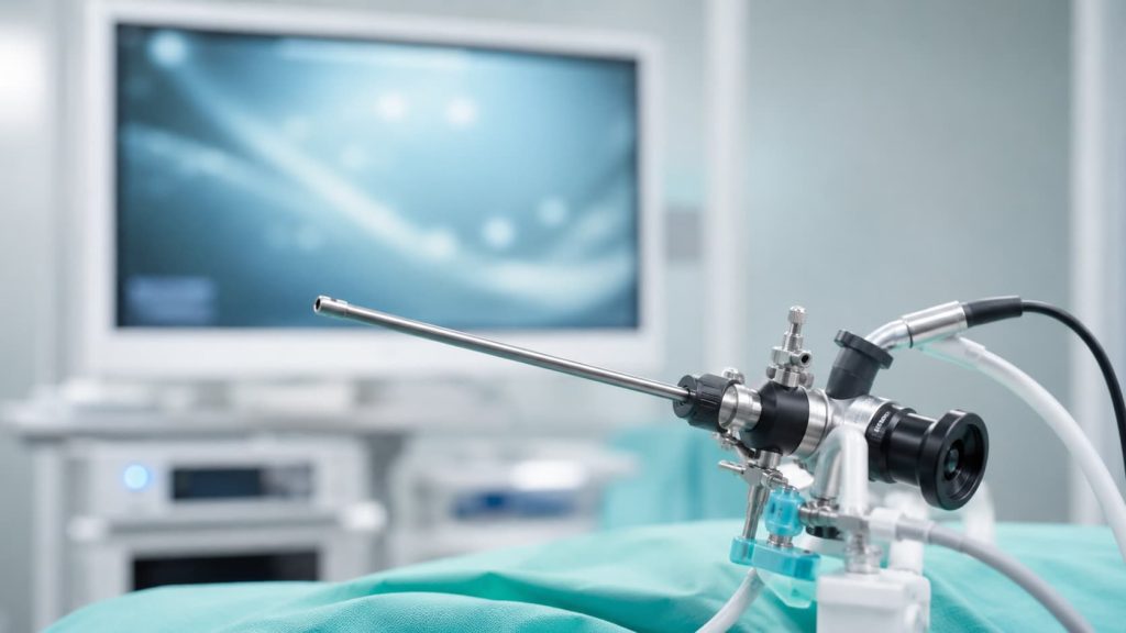 Strumentazione per laparoscopia ginecologica nel trattamento dell'endometriosi